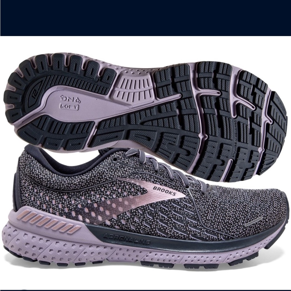 Brooks Women's Athletic Shoes - Black and Lavender